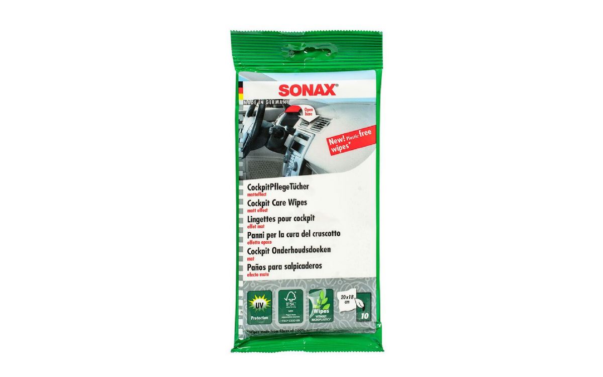 SONAX CockpitPflegeT�cher matt-effect, Beutel � 10 St�ck
